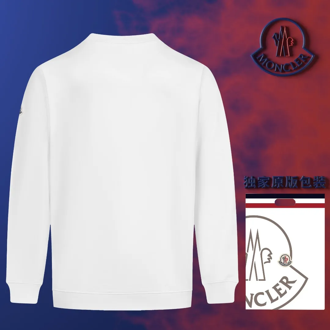 【 Quality】【 MONCLER】【In Stock 】 2024 New Arrival Premium 3D LOGO ， ， Premium ⚠️ ： 460 ， 21S 10S 26/2 1*1 ！ ， ， ， ， ， ！ Same Style ✔️ Same Style： ❗ ✔️【 Same Style， In Stock！】 ➡️Size：S M L XL XXL ➡️ ：Black White ⚠️Size Size